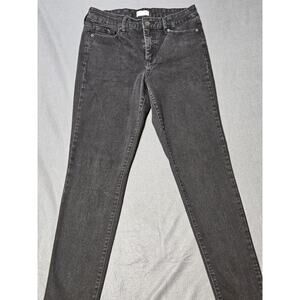 Jessica Simpson Jeans Womens 6 Black High Rise Skinny Casual